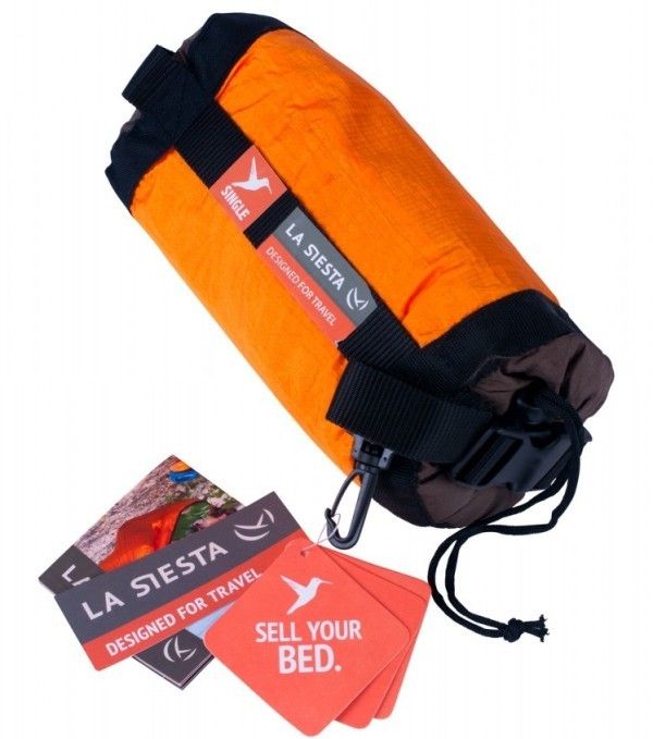 Hamac 1 pers Colibri Travel orange - La Siesta [7]