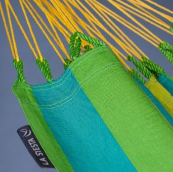 Hamac 2 persoane Sonrisa lime - La Siesta [3]