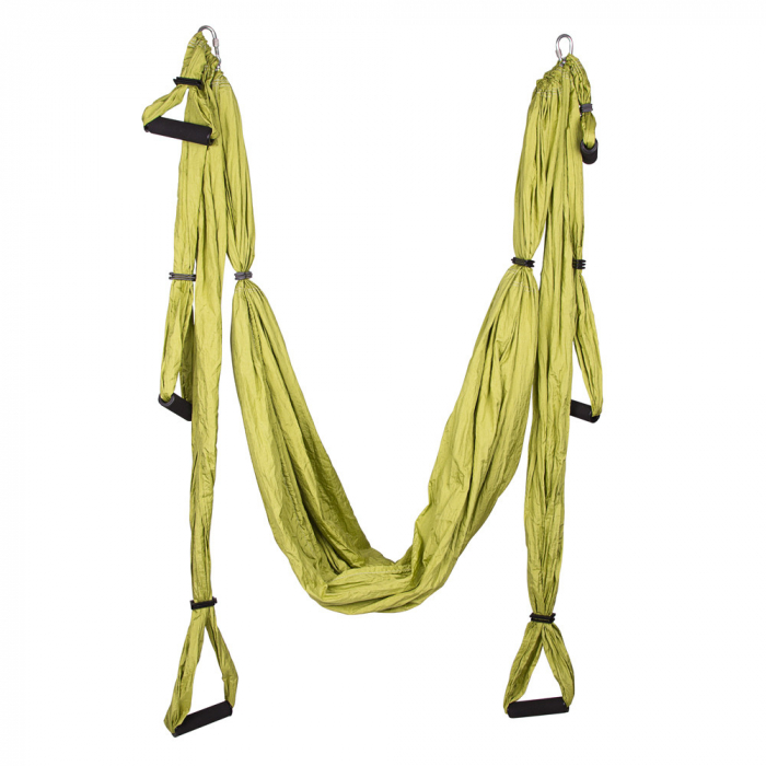 Hamac Aero Yoga inSPORTline Hemmok, verde [2]