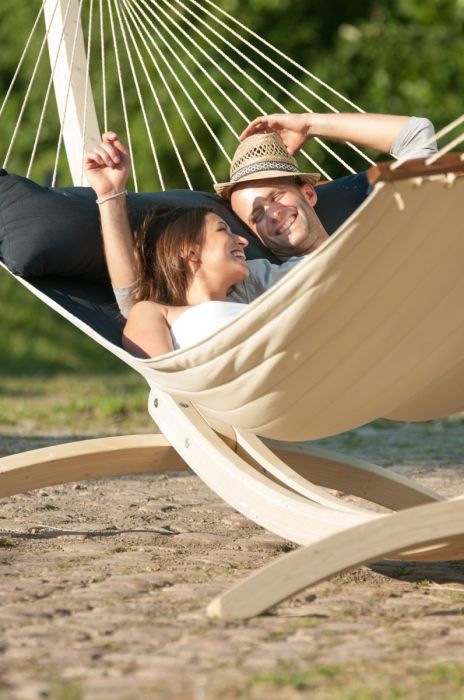 Hamac cu bare kingsize alabama albastru - La Siesta [2]