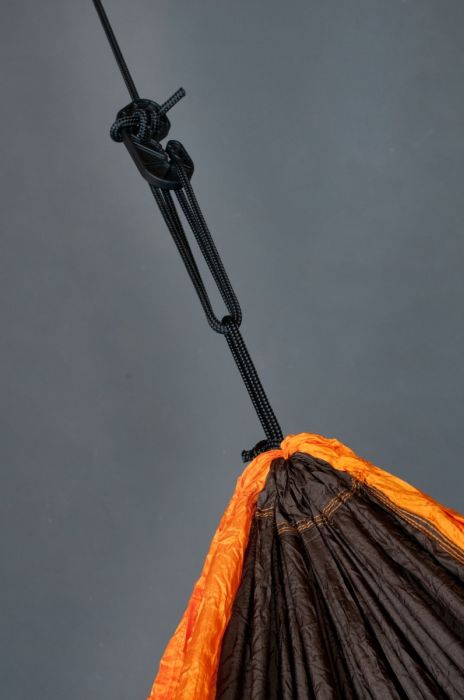 Hamac drumetie 2 persoane Colibri portocaliu+accesorii fixare - La Siesta [2]