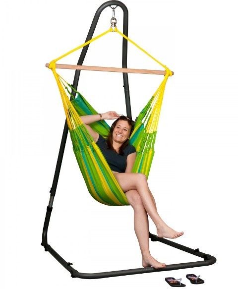 Hamac scaun Sonrisa Basic lime - La Siesta [9]
