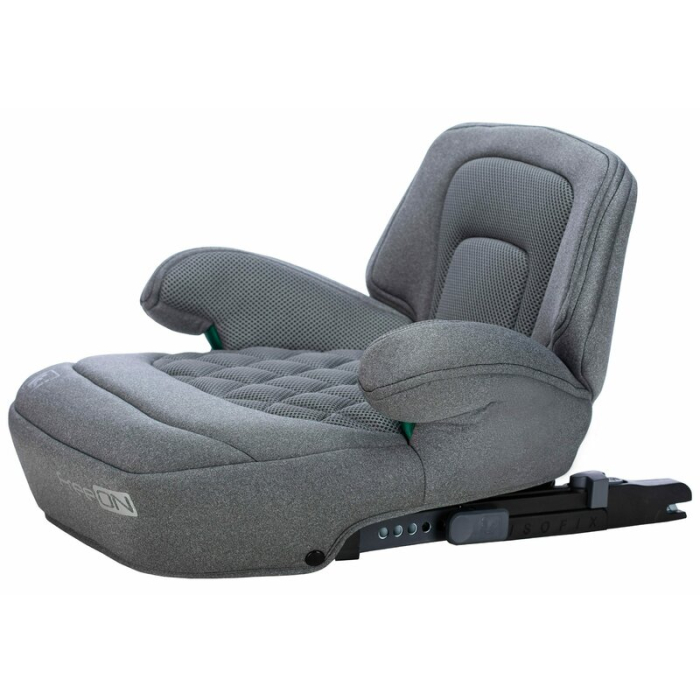 Inaltator auto, FreeOn, Cosmo Plus I-Size, cu isofix, cu spatar inaltat si cotiere, Potrivit pentru copiii intre 125 si 150 cm sau intre 25 si 36 Kg, gri [8]