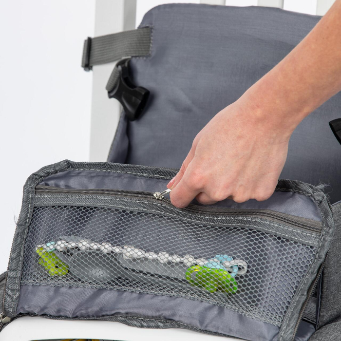 Inaltator de scaun pentru bebelusi 6-36 luni, transportabil, din plastic reciclat, Reer Growing Booster Seat 85041 [4]