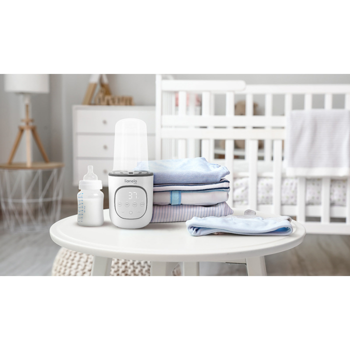 Incalzitor biberoane, Lionelo, ThermUp 2.0, 5 in 1, Sterilizare, Dezghetare, Incalzire rapida, 200 W, Fara BPA, Alb [17]