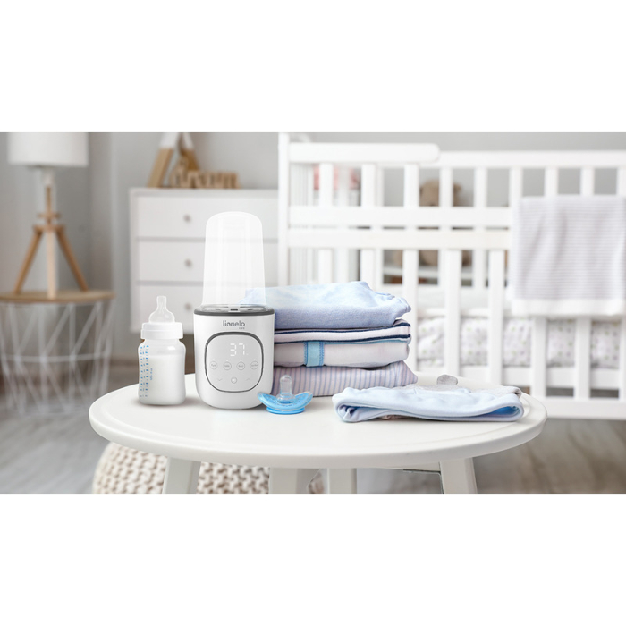 Incalzitor biberoane, Lionelo, ThermUp 2.0, 5 in 1, Sterilizare, Dezghetare, Incalzire rapida, 200 W, Fara BPA, Alb [21]