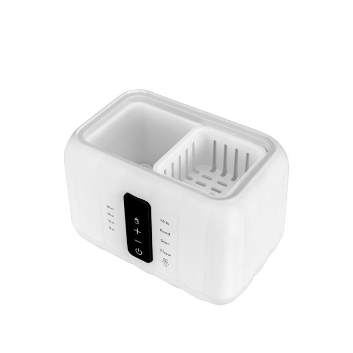 Incalzitor biberoane, Lionelo, ThermUp Duo, 6 moduri de operare pentru 2 biberoane simultan, fara BPA, Alb [10]