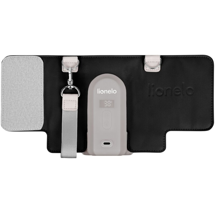 Incalzitor biberoane, Lionelo, ThermUp Go Evo, Portabil, Cu 5 niveluri de incalzire, Cu buton Safety Control, Mentinere caldura pana la 9h, Incarcare USB, Negru [8]