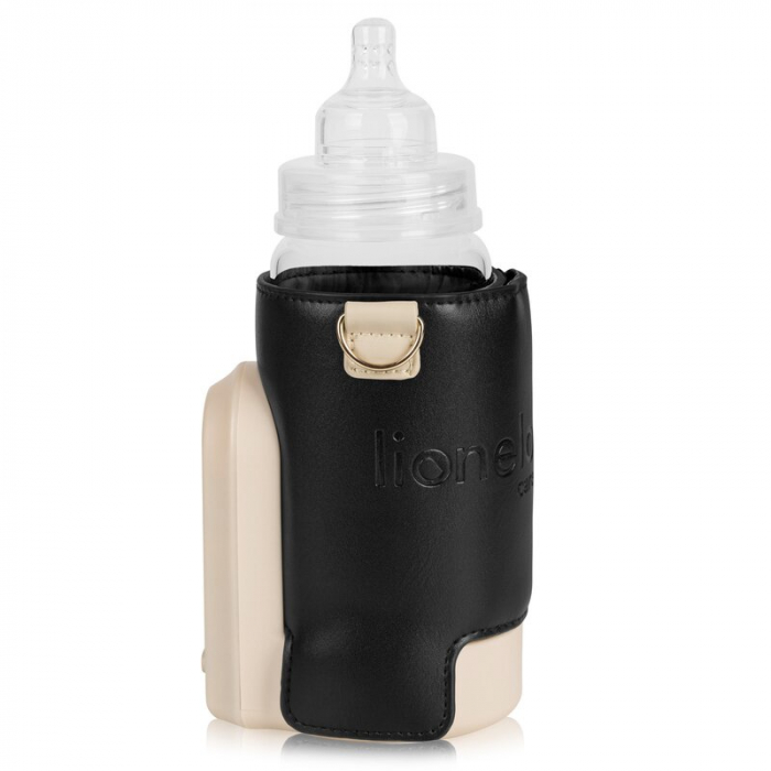 Incalzitor biberoane Lionelo ThermUp Go Evo Portabil cu 5 niveluri de incalzire Negru/Auriu [2]