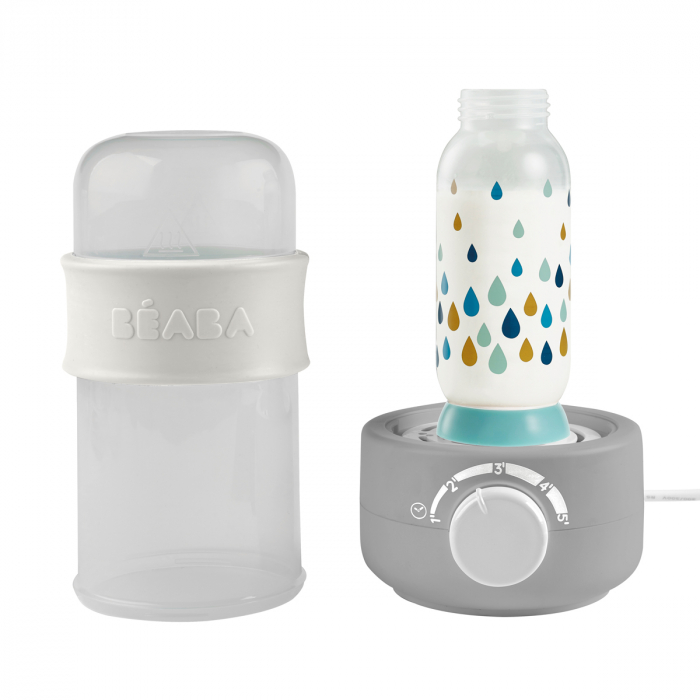 Incalzitor biberoane si sterilizator Baby Milk Second Gri - Beaba [4]