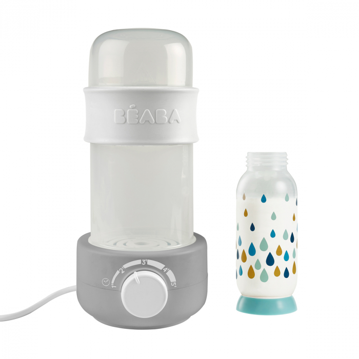 Incalzitor biberoane si sterilizator Baby Milk Second Gri - Beaba [2]