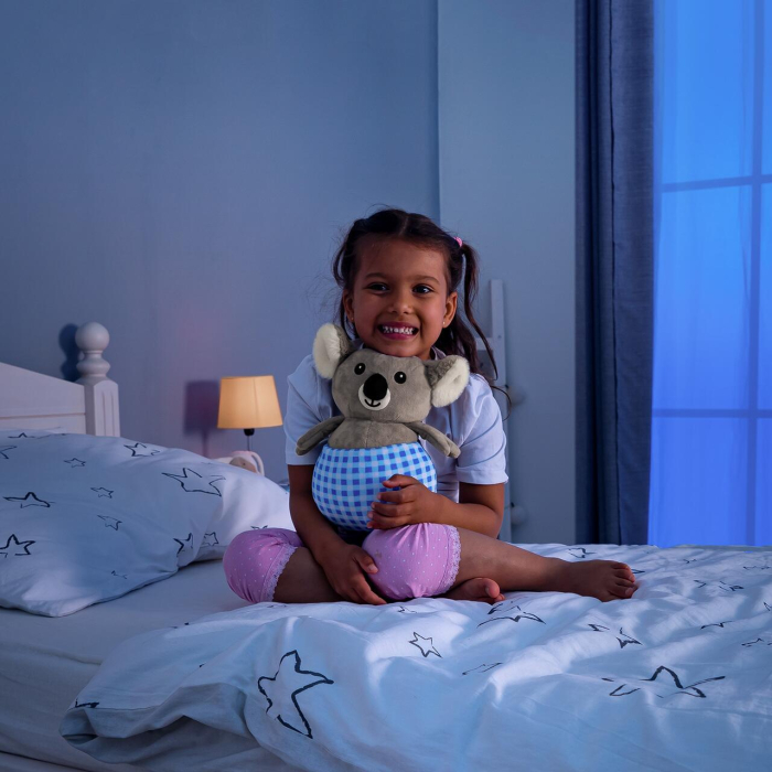 Jucarie din plus Koko Koala, lampa de veghe si proiector de stele cu muzica, senzor inteligent de plans, 0+ luni, Reer 52431 [9]