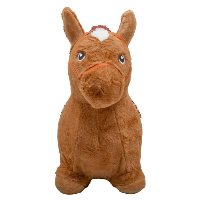 Jucarie gonflabila de plus cu sunete, Baby Mix, In forma de calut, Husa moale detasabila, cu pompa inclusa, Pana la 70 kg, 36 luni+ [3]