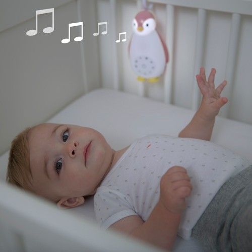 Jucarie Muzicala si Lampa de Veghe Zazu Kids Zoe Gri [2]