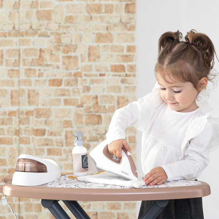 Jucarie Smoby Masa si fier de calcat Tefal Ironing Board + Stream Iron cu 9 accesorii [4]