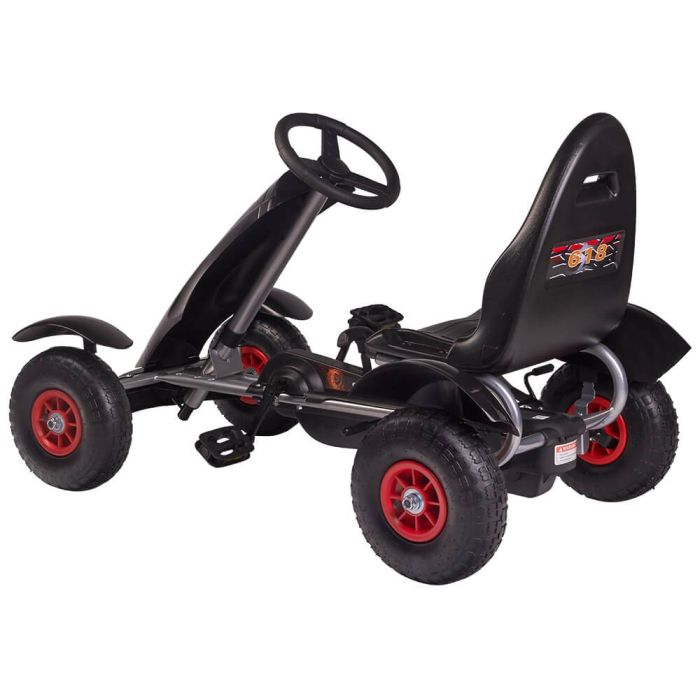 Kart cu pedale F618 Air negru Kidscare [2]
