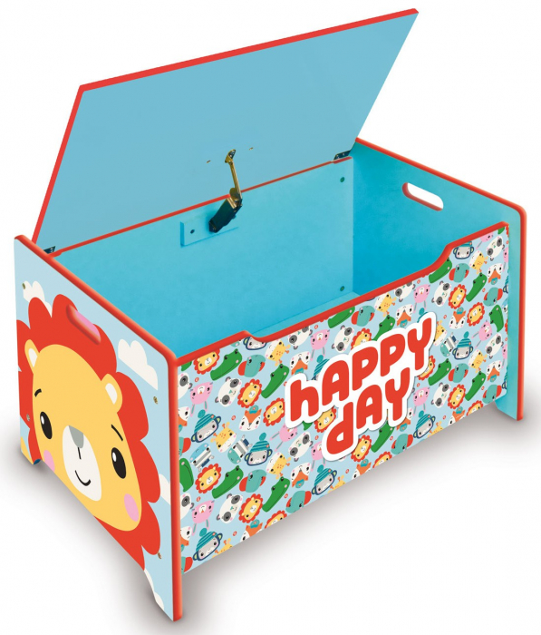 Ladita din lemn pentru depozitare jucarii Fisher Price, Happy Day - Arditex [2]