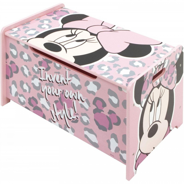 Ladita din lemn pentru depozitare jucarii Minnie Mouse [2]