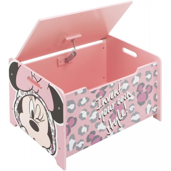 Ladita din lemn pentru depozitare jucarii Minnie Mouse [3]