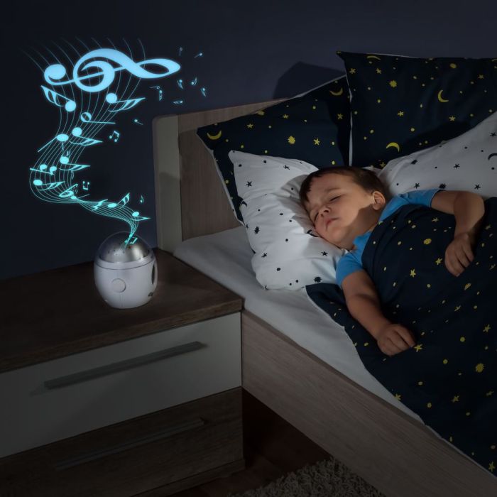 Lampa de veghe cu muzica si proiectie de stele MyMagicStarlight Reer 52050 [5]