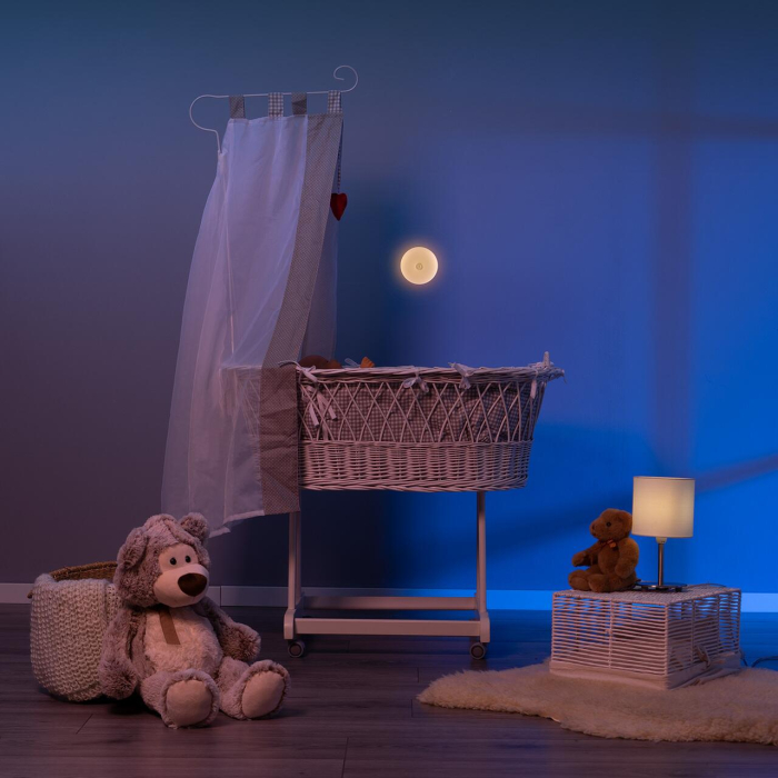 Lampa de veghe inteligenta cu senzor de miscare, comunicare wireless cu smartphone, temporizator, Reer NightGuide SmartLight 52460 [5]