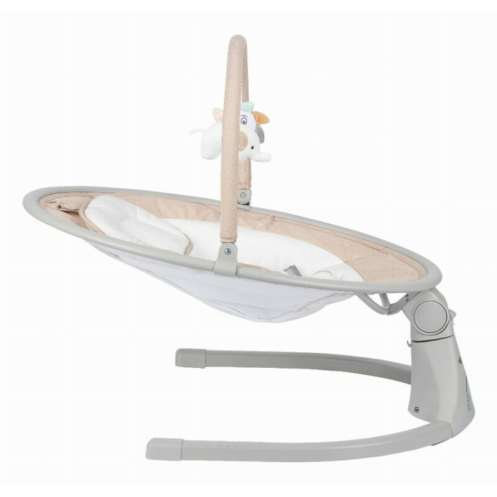 Leagan balansoar, FreeOn, Elite, cu 12 melodii, 5 viteze de balansare si 3 pozitii de reglare a spatarului, Beige [9]