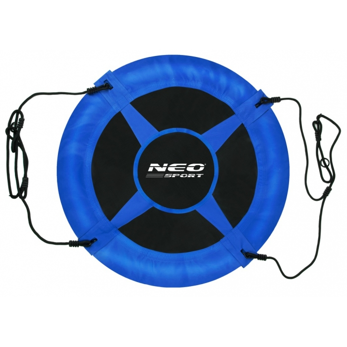 Leagan tip cuib pentru copii XXL, 95 cm, 150 kg, Neo-Sport 1000, Albastru [2]