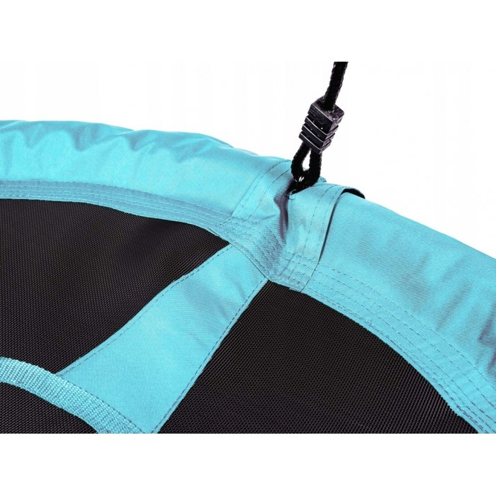 Leagan tip cuib pentru copii XXL, 95 cm, 150 kg, Neo-Sport 1002, Turcoaz [4]