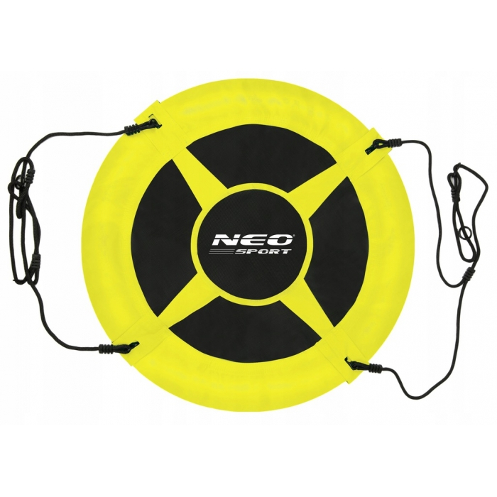 Leagan tip cuib pentru copii XXL, 95 cm, 150 kg, Neo-Sport 1003, Galben [2]