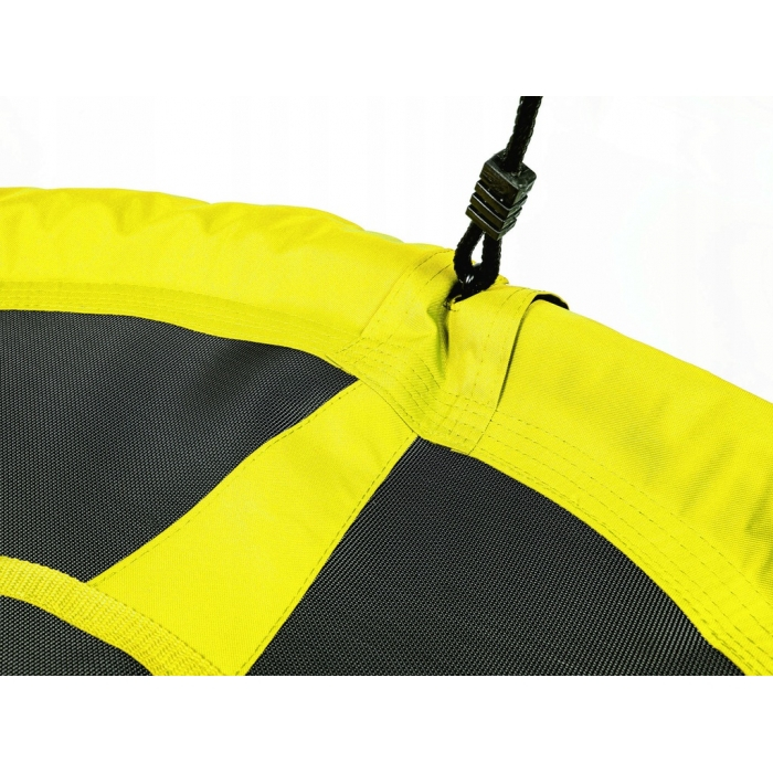 Leagan tip cuib pentru copii XXL, 95 cm, 150 kg, Neo-Sport 1003, Galben [4]