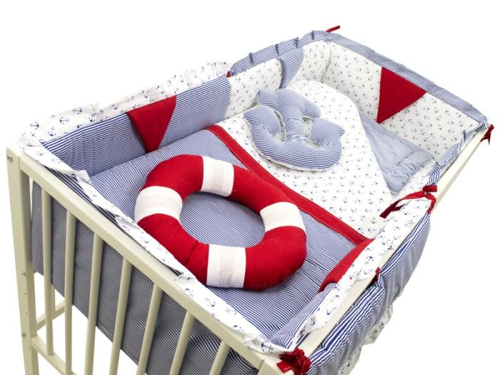 Lenjerie MyKids Ocean 9 Piese 120x60 cm [2]