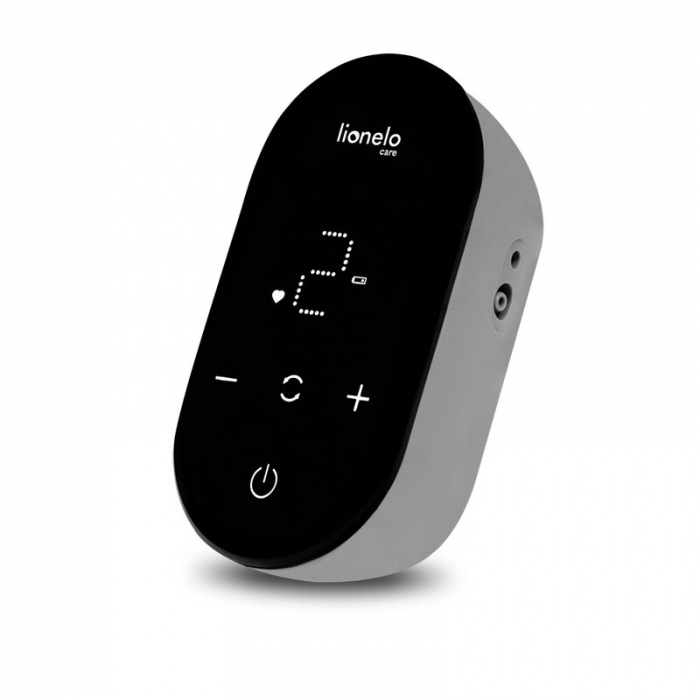 Lionelo - Pompa de san Fidi Go, Functie de masaj, Autonomie pana la 90 min, Afisaj LED, Cu accesorii, Gri Pal [4]