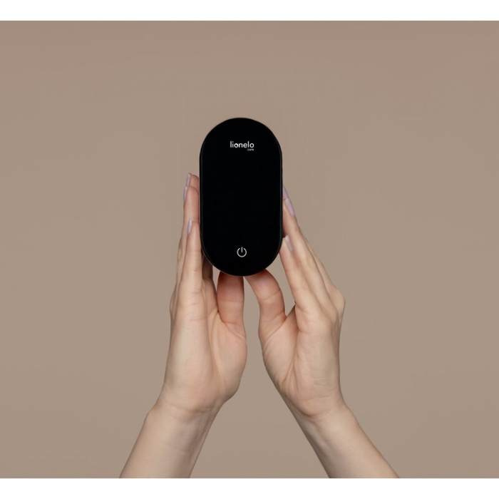 Lionelo - Pompa de san Fidi Go, Functie de masaj, Autonomie pana la 90 min, Afisaj LED, Cu accesorii, Gri Pal [18]