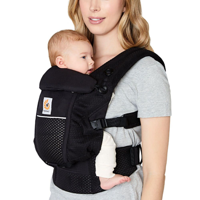 Marsupiu Adapt Soft Flex Mesh Onyx Black Ergobaby [4]