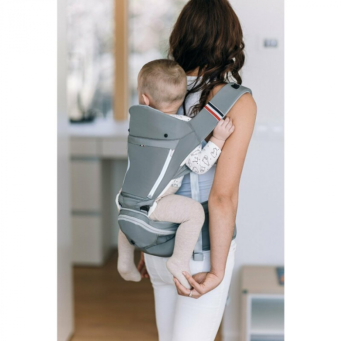 Marsupiu bebe FreeON Easy Mode cu scaunel 6 in 1 [7]