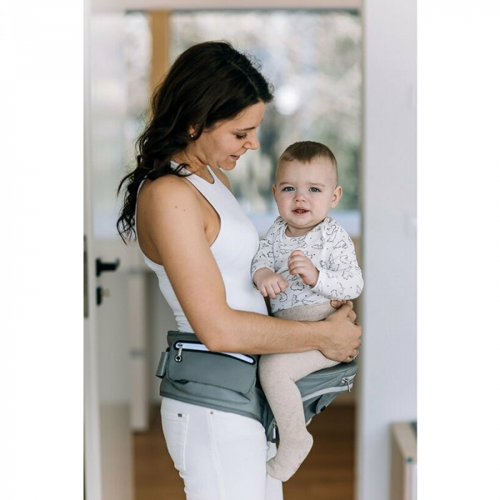 Marsupiu bebe FreeON Easy Mode cu scaunel 6 in 1 [5]