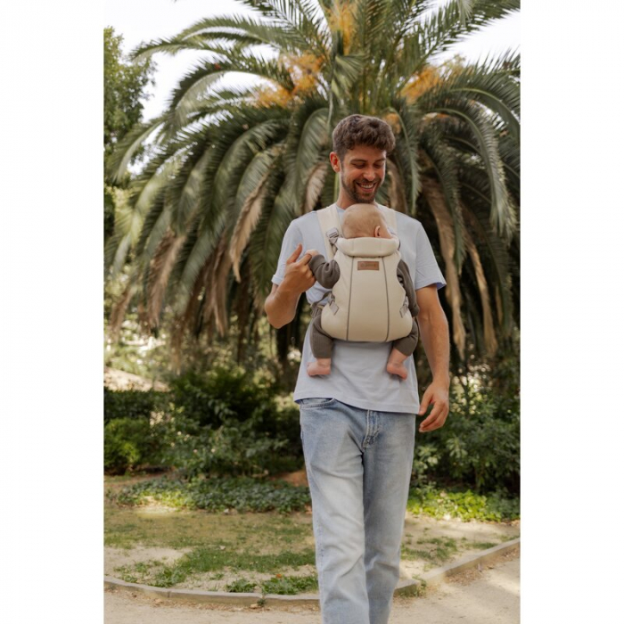 Marsupiu bebe Jane Dual Ergonomic de la nastere pana la 15 Kg conform EN 13209-2:2015 Sand [6]