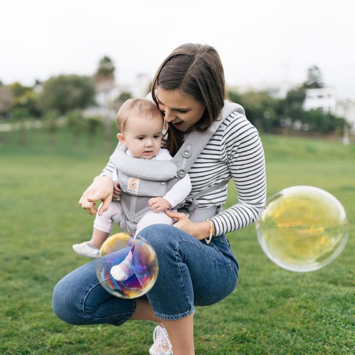 Marsupiu Omni 360 Cool Air Mesh Pearl Grey - Ergobaby [4]