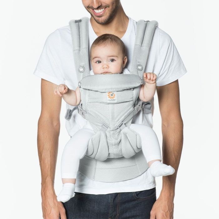 Marsupiu Omni 360 Cool Air Mesh Pearl Grey - Ergobaby [5]