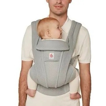 Marsupiu Omni Deluxe Mesh Pearl Grey Ergobaby [2]