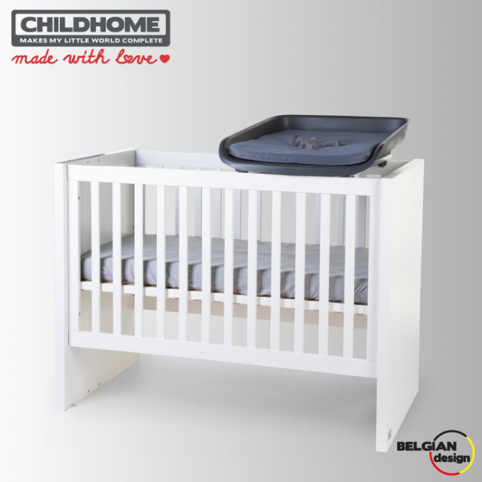 Masa de infasat pentru patut Childhome Evolux, 83x60 cm, Antracit [3]