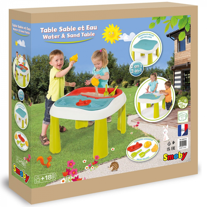 Masa de joaca Smoby Water and Sand 2 in 1 [7]