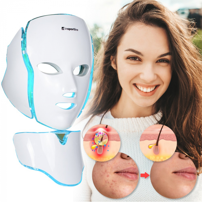 Masca Fata/Gat Therapie cu Lumini inSPORTline Hilmann [9]