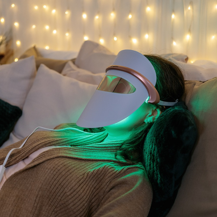 Masca Fata pentru Terapie Luminoasa cu LED inSPORTline Esgrima [3]