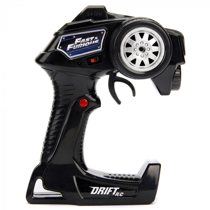 Masina Jada Toys Fast and Furious Nissan Skyline GTR Drift cu anvelope si telecomanda [15]