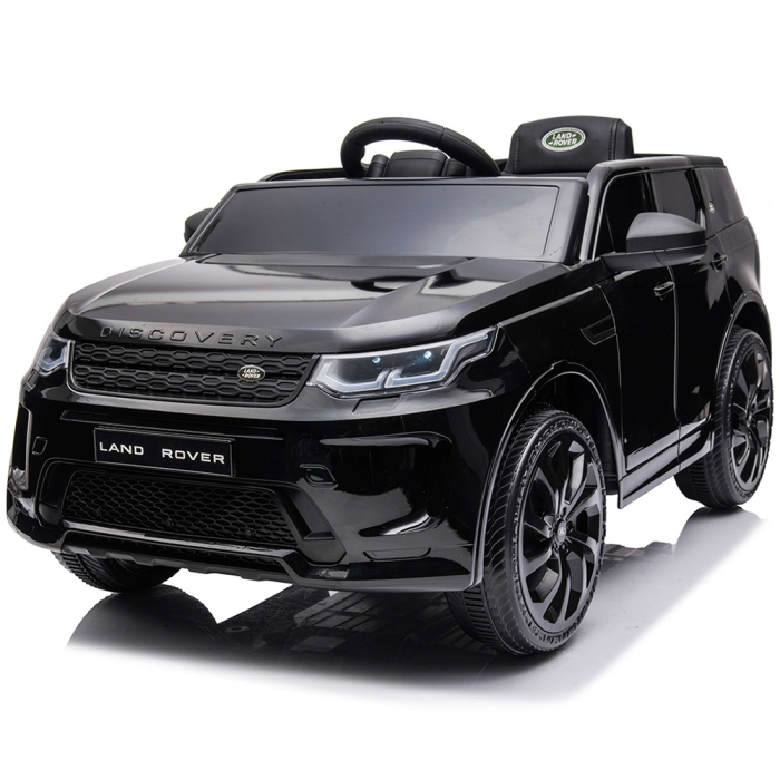 Masinuta electrica Chipolino SUV Land Rover Discovery cu scaun din piele si roti EVA black [17]
