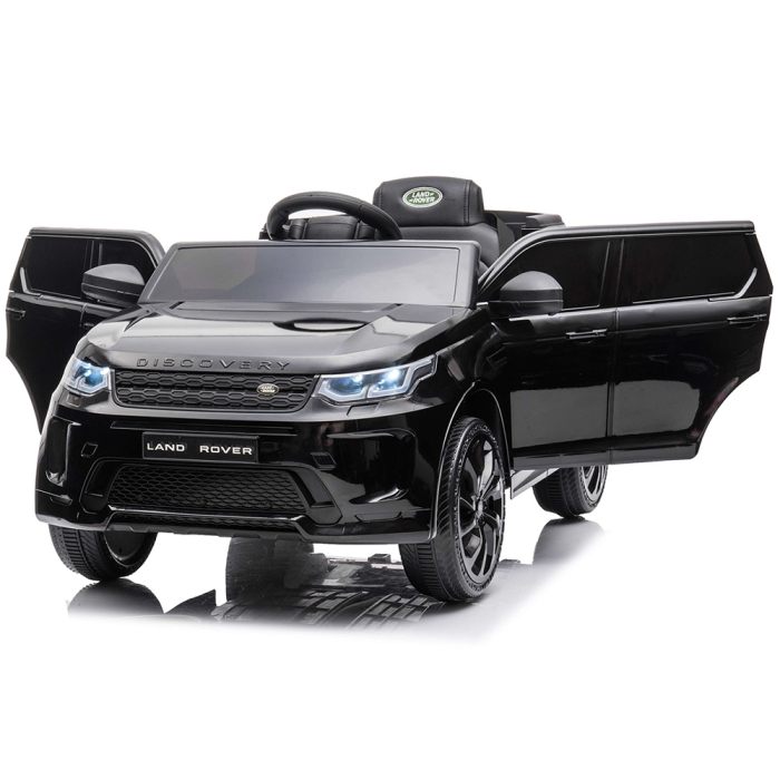 Masinuta electrica Chipolino SUV Land Rover Discovery cu scaun din piele si roti EVA black [9]