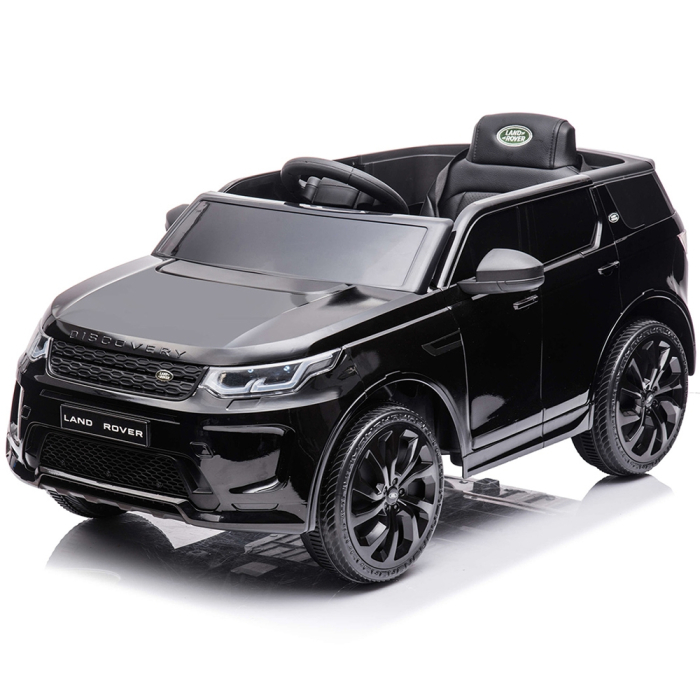 Masinuta electrica Chipolino SUV Land Rover Discovery cu scaun din piele si roti EVA black [13]