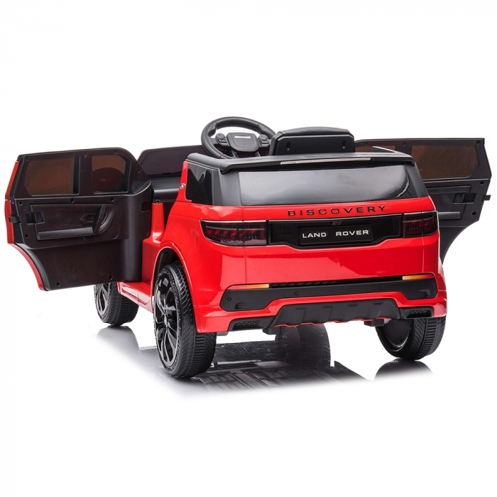 Masinuta electrica Chipolino SUV Land Rover Discovery cu scaun din piele si roti EVA red [11]