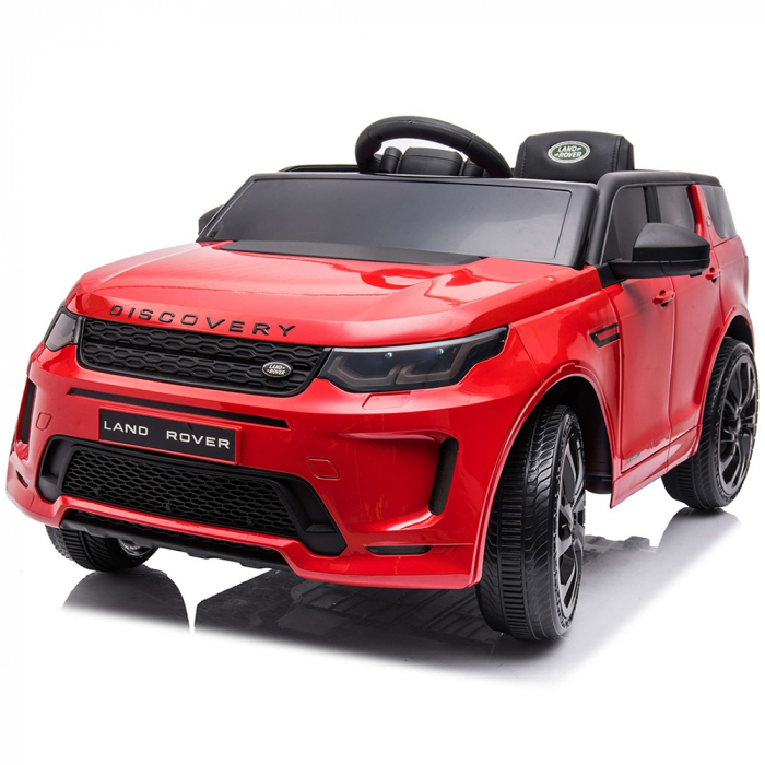 Masinuta electrica Chipolino SUV Land Rover Discovery cu scaun din piele si roti EVA red [16]
